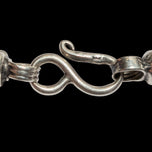 Sterling Silver Woven Foxtail / Wheat Chain Bracelet