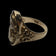 10K Yellow Gold Cameo Ring with Diamond Necklace Accents Size 6 1/4