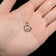 10K Yellow Gold Brushed / Etched Open Work Claddagh Charm / Pendant