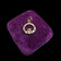 10K Yellow Gold Brushed / Etched Open Work Claddagh Charm / Pendant