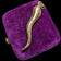 10K Yellow Gold Brushed / Etched Cornicello Pendant