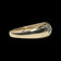 10K Yellow Gold Diamond Chip Ridged Band Size 6