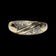 10K Yellow Gold Diamond Chip Ridged Band Size 6