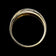 10K Yellow Gold Diamond Chip Ridged Band Size 6