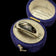 10K Yellow Gold Diamond Chip Ridged Band Size 6