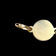 10K Yellow Gold "Della Felicita" Key to Happiness Skeleton Key Charm Italy