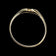 10K Yellow Gold Heart Pinky Simple Stacker Ring / Band Size 3 1/2