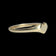 10K Yellow Gold Heart Pinky Simple Stacker Ring / Band Size 3 1/2
