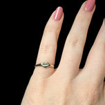 10K Yellow Gold Heart Pinky Simple Stacker Ring / Band Size 3 1/2