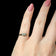 10K Yellow Gold Heart Pinky Simple Stacker Ring / Band Size 3 1/2