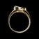 10K Yellow Gold Open Work Horse and Horseshoe Band Size 10