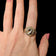 10K Yellow Gold Etched Horse Head Signet Band / Ring Size 11