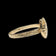 10k Yellow Gold Lucky Horseshoe & Clover Ring Size 3 1/4
