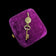 10K Yellow Gold "Della Felicita" Key to Happiness Skeleton Key Charm Italy