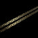10K Yellow Gold Flat Mariner / Anchor Link Chain Necklace 23" x 3.15mm
