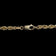10K Yellow Gold Rope / Twist Chain Necklace 20" 4.5mm