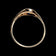 10K Yellow Gold Open Work Blue Spinel Signet Pinky Ring Size 4 3/4