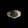 10K Yellow Gold Shield Signet Pinky Ring Scrollwork Accents Size 3 1/2