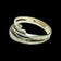 10K Yellow Gold Open Work Etched Snake Ring Size 8