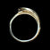 10K Yellow Gold Open Work Etched Snake Ring Size 8
