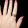 10K Yellow Gold Open Work Etched Snake Ring Size 8