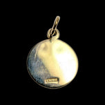 10K Yellow Gold St Christopher Protection Charm / Medallion - Safe Travels