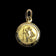 10K Yellow Gold St Christopher Protection Charm / Medallion - Safe Travels