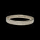 10K White Gold SImple Flat Profile Band Size 5 3/4