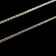 10K White Gold Wheat Link Necklace 19"