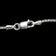 10K White Gold Wheat Link Necklace 19"