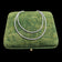 10K White Gold Wheat Link Necklace 19"