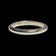 10K White Gold Milgrained Edge Wedding Band Size 4 3/4