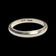 10K White Gold Milgrained Edge Wedding Band Size 4 3/4