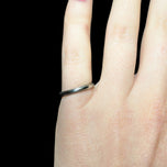 10K White Gold Milgrained Edge Wedding Band Size 4 3/4