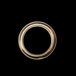 10K Yellow Gold Thick Domed 3.66mm D-Shape Profile Band Size 4 3/4