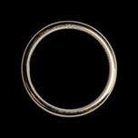 14K Yellow Gold D Profile "Devotion" Wedding Band Size 5 3/4