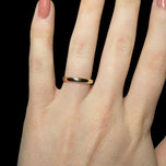 14K Yellow Gold D Profile "Devotion" Wedding Band Size 5 3/4