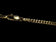 14K Yellow Gold Curb Link Chain Necklace Italy 18” 3mm