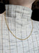 14K Yellow Gold Curb Link Chain Necklace Italy 18” 3mm