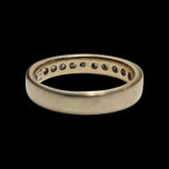 14K Yellow Gold "Forever" Diamond Channel Set Band Size 6 1/2