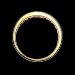 14K Yellow Gold "Forever" Diamond Channel Set Band Size 6 1/2