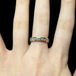 14K Yellow Gold "Forever" Diamond Channel Set Band Size 6 1/2