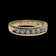 14K Yellow Gold "Forever" Diamond Channel Set Band Size 6 1/2