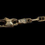 14K Yellow Gold Mariner/Anchor Link Chain Necklace Italy