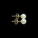 14K Yellow Gold Cultured Pearl Simple Stud Earrings