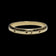 Antique 18K Yellow Gold Star Etched Band Size 7 1/4