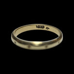 Antique 18K Yellow Gold Star Etched Band Size 7 1/4