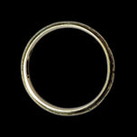 Antique 18K Yellow Gold Star Etched Band Size 7 1/4