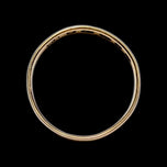 Antique 18K Yellow Gold Victorian Era Band 1878 Birmingham Size 5 3/4