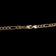 9K Yellow Gold Figaro Chain Link Necklace Italy 21” x 4.75mm